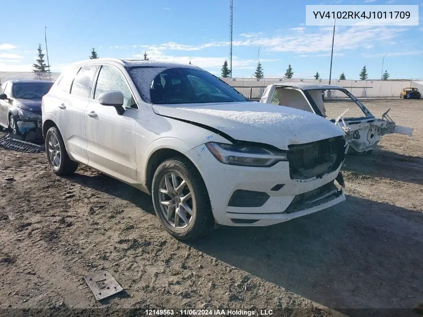 2018 Volvo Xc60 VIN: YV4102RK4J1011709 Lot: 12149563