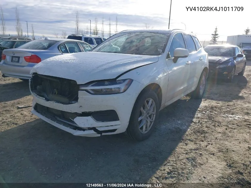 2018 Volvo Xc60 VIN: YV4102RK4J1011709 Lot: 12149563