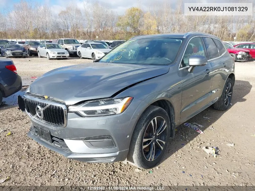 YV4A22RK0J1081329 2018 Volvo Xc60