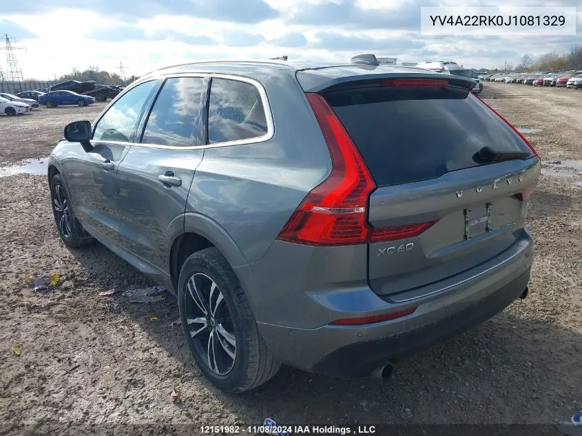 YV4A22RK0J1081329 2018 Volvo Xc60