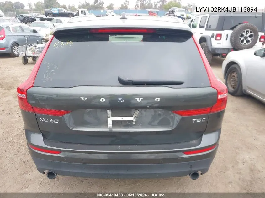 LYV102RK4JB113894 2018 Volvo Xc60 T5 Momentum