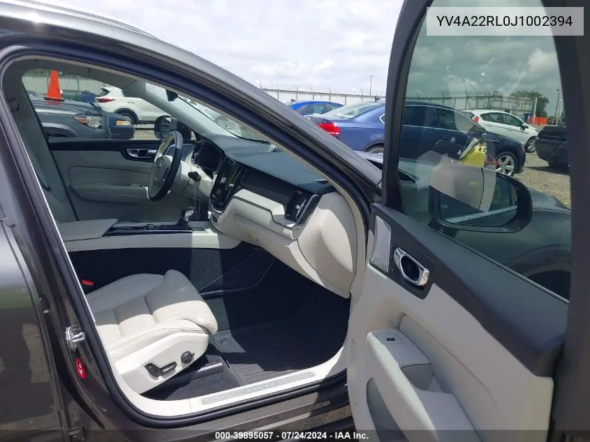 YV4A22RL0J1002394 2018 Volvo Xc60 T6 Inscription