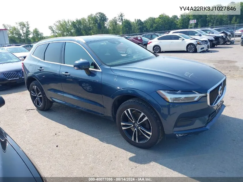 YV4A22RK3J1027846 2018 Volvo Xc60 T6 Momentum