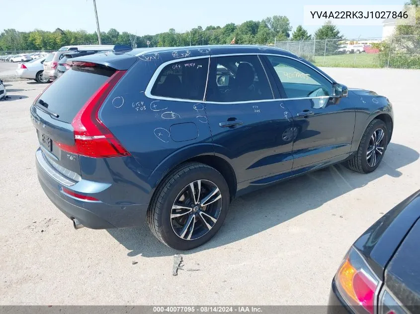 YV4A22RK3J1027846 2018 Volvo Xc60 T6 Momentum