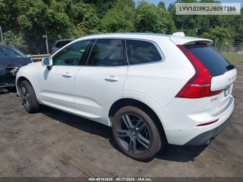 LYV102RK2JB097386 2018 Volvo Xc60 T5 Momentum