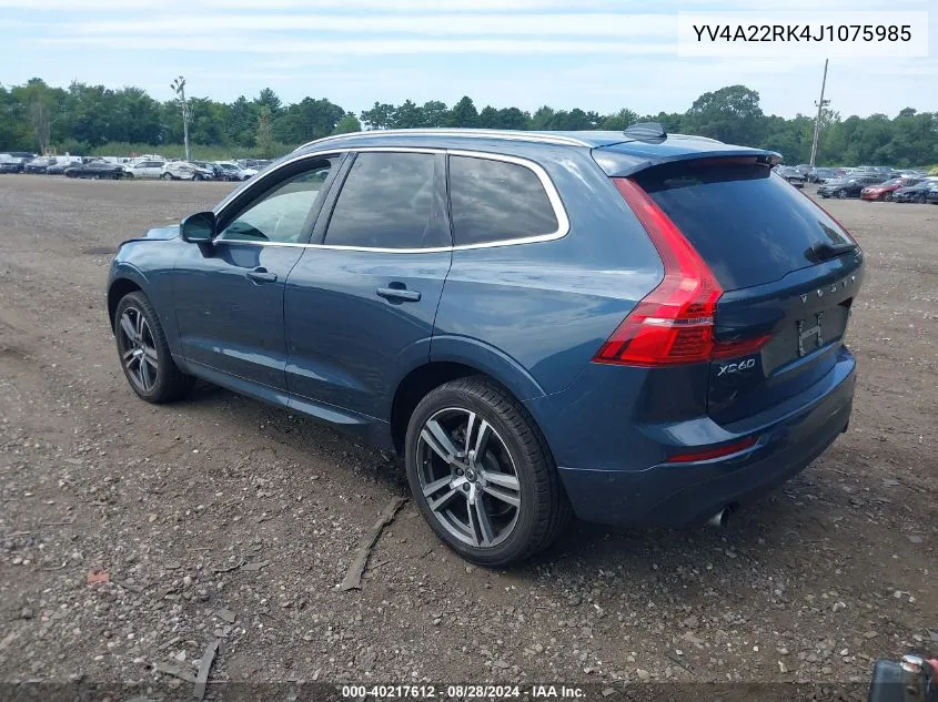 YV4A22RK4J1075985 2018 Volvo Xc60 T6 Momentum