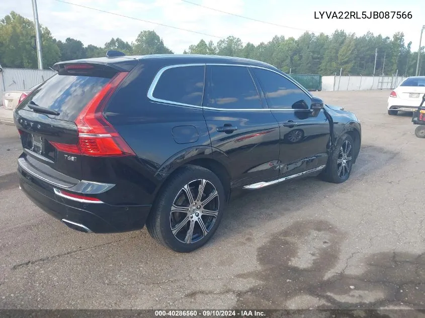 LYVA22RL5JB087566 2018 Volvo Xc60 T6 Inscription