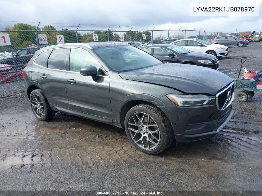 LYVA22RK1JB078970 2018 Volvo Xc60 T6 Momentum