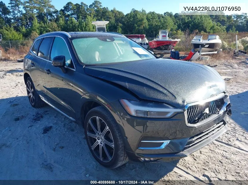 YV4A22RL0J1076950 2018 Volvo Xc60 T6 Inscription