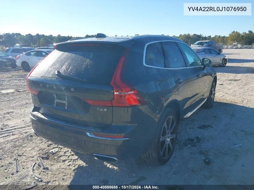 YV4A22RL0J1076950 2018 Volvo Xc60 T6 Inscription