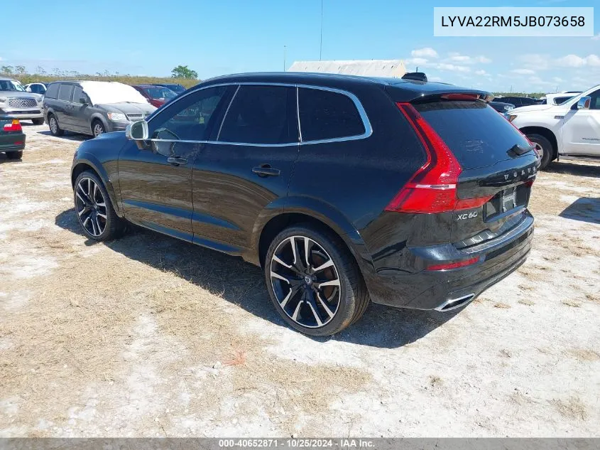 2018 Volvo Xc60 T6 R-Design VIN: LYVA22RM5JB073658 Lot: 40652871