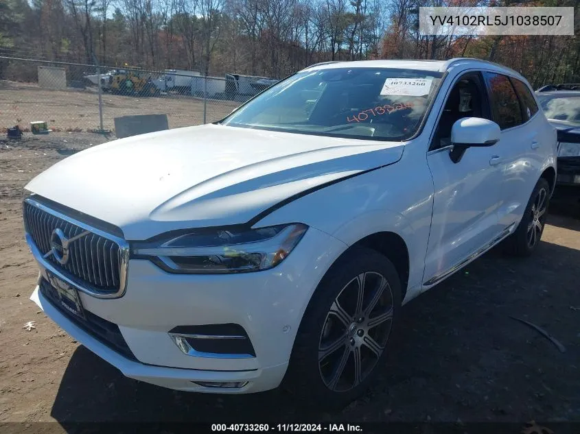 2018 Volvo Xc60 T5 Inscription VIN: YV4102RL5J1038507 Lot: 40733260