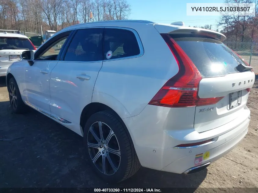 2018 Volvo Xc60 T5 Inscription VIN: YV4102RL5J1038507 Lot: 40733260