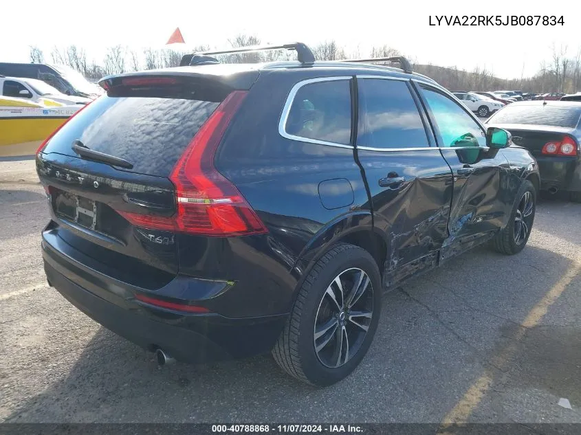 LYVA22RK5JB087834 2018 Volvo Xc60 Momentum