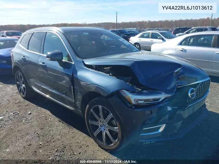 2018 Volvo Xc60 T6 Inscription VIN: YV4A22RL6J1013612 Lot: 40846946