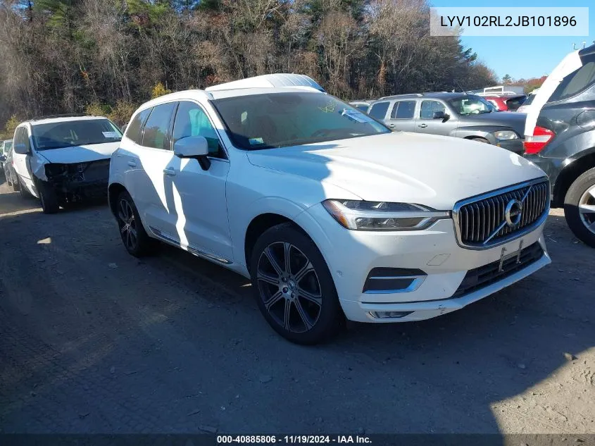 2018 Volvo Xc60 T5 Inscription VIN: LYV102RL2JB101896 Lot: 40885806