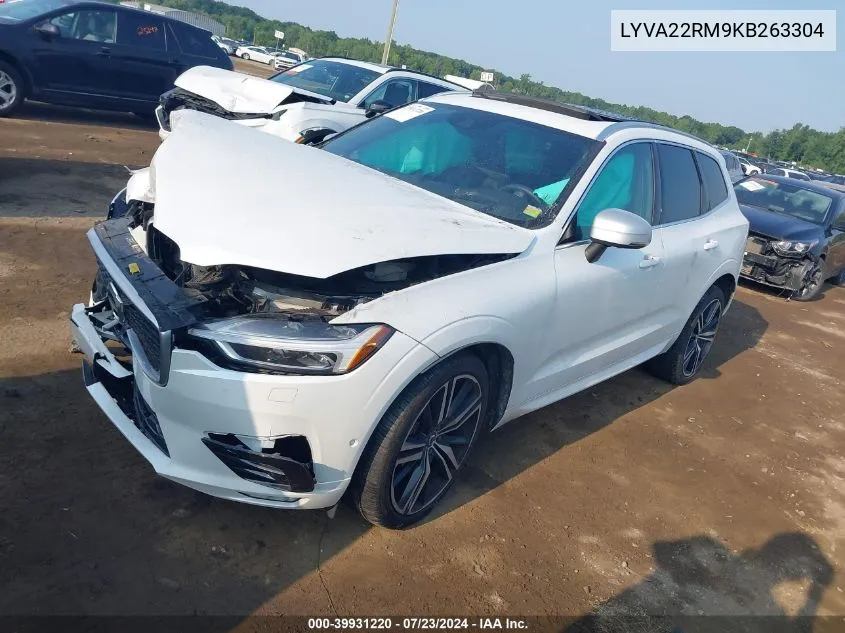 2019 Volvo Xc60 T6 R-Design VIN: LYVA22RM9KB263304 Lot: 39931220