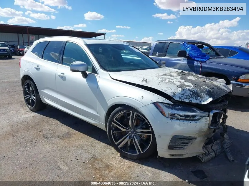 LYVBR0DM3KB283494 2019 Volvo Xc60 T8 R-Design