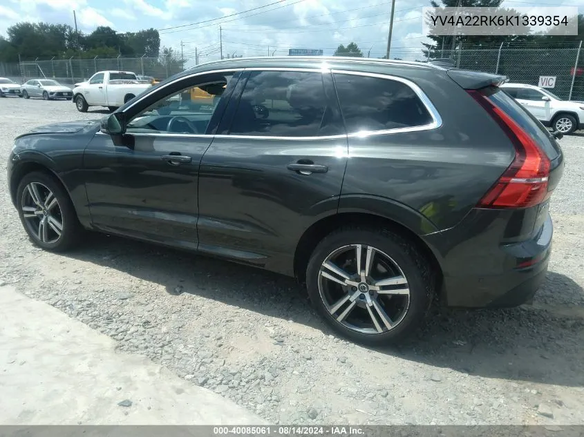 YV4A22RK6K1339354 2019 Volvo Xc60 T6 Momentum