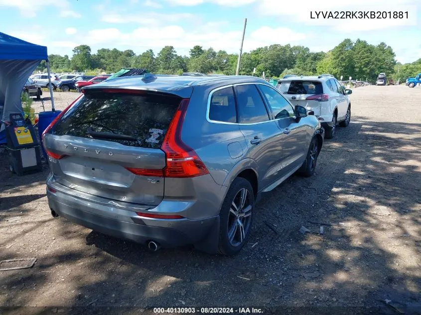 LYVA22RK3KB201881 2019 Volvo Xc60 T6 Momentum