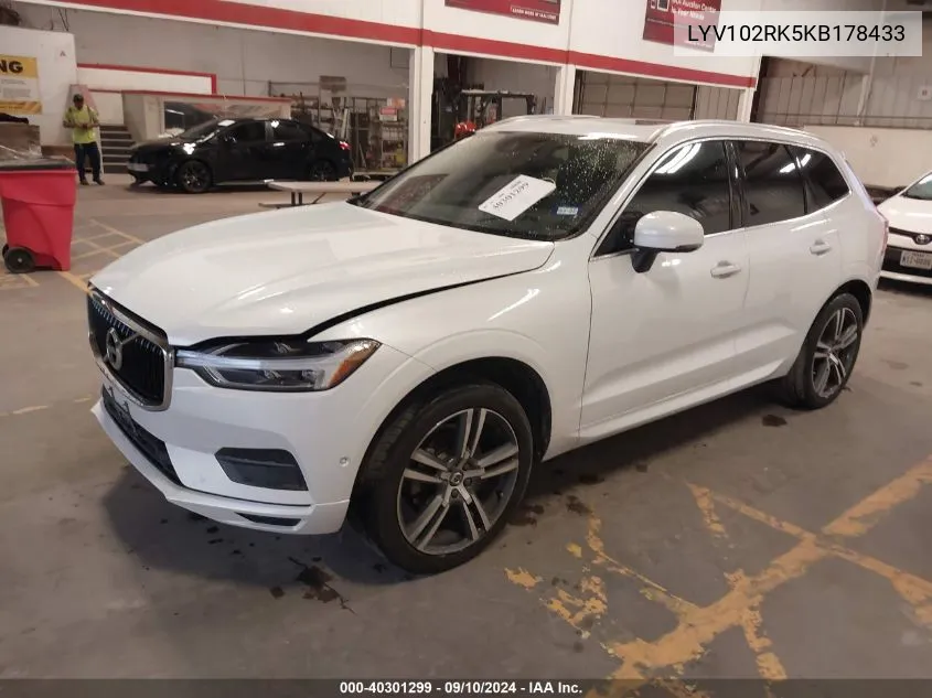 LYV102RK5KB178433 2019 Volvo Xc60 T5