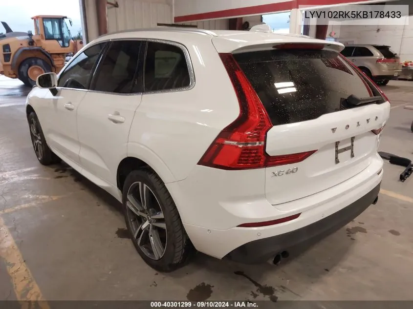 LYV102RK5KB178433 2019 Volvo Xc60 T5