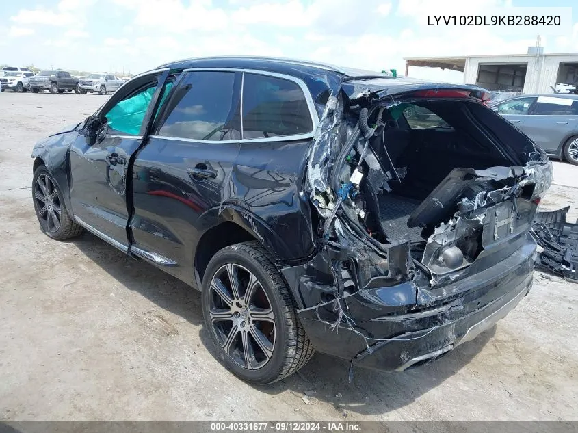 LYV102DL9KB288420 2019 Volvo Xc60 T5 Inscription