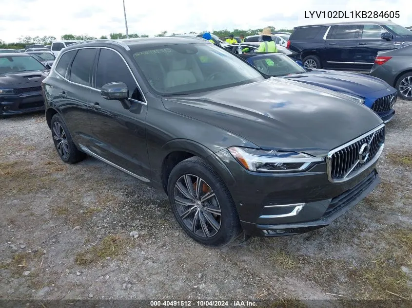 2019 Volvo Xc60 T5 Inscription VIN: LYV102DL1KB284605 Lot: 40491512