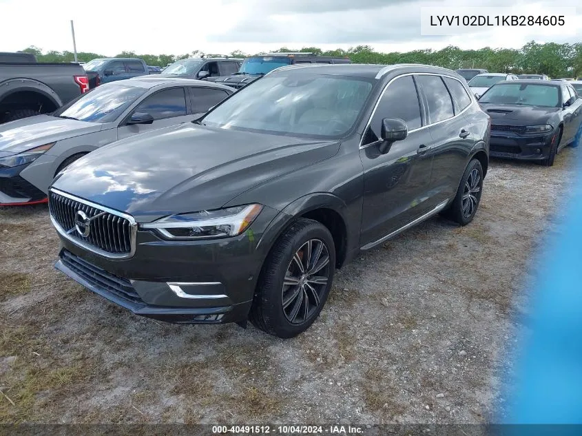 2019 Volvo Xc60 T5 Inscription VIN: LYV102DL1KB284605 Lot: 40491512