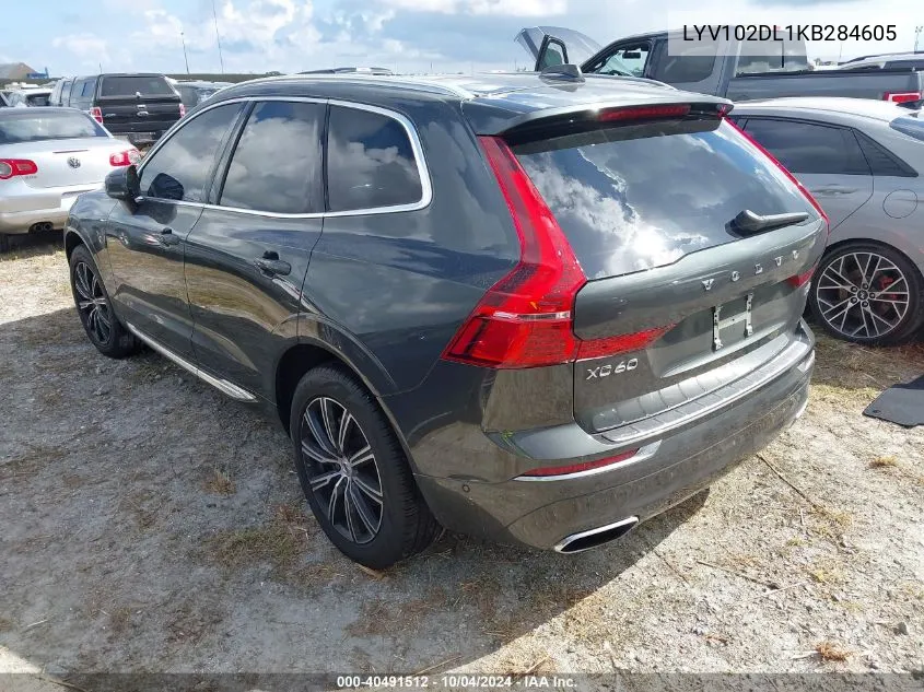 2019 Volvo Xc60 T5 Inscription VIN: LYV102DL1KB284605 Lot: 40491512