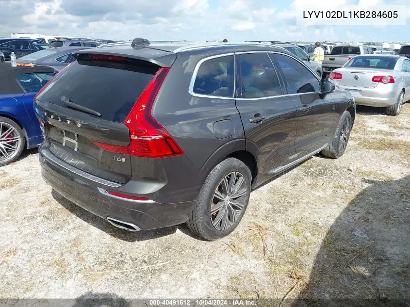 2019 Volvo Xc60 T5 Inscription VIN: LYV102DL1KB284605 Lot: 40491512