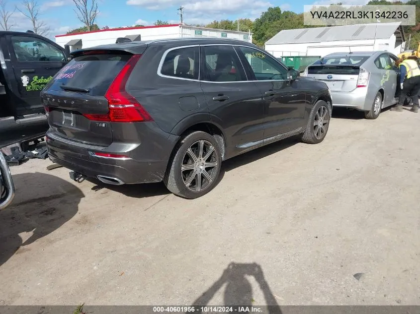 2019 Volvo Xc60 T6 Inscription VIN: YV4A22RL3K1342236 Lot: 40601956