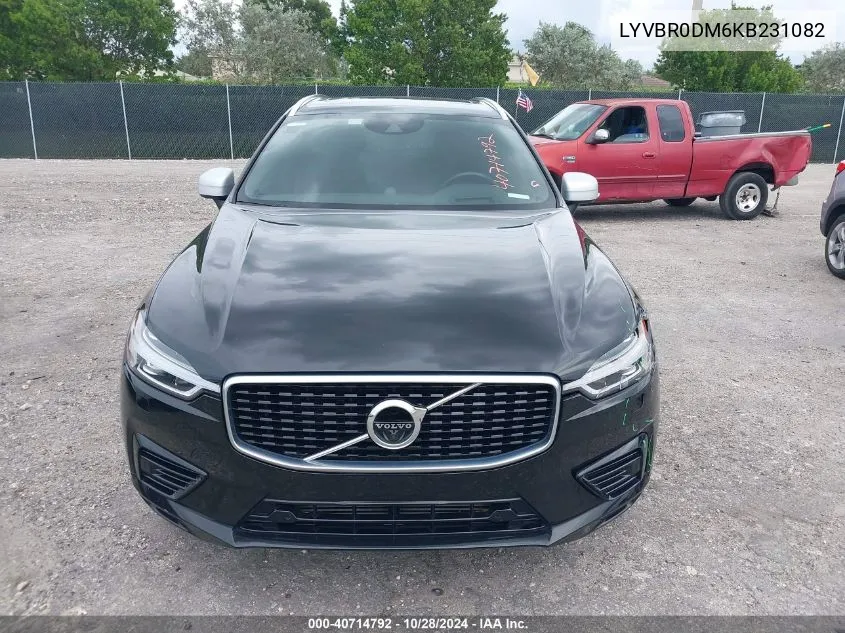 2019 Volvo Xc60 Hybrid T8 R-Design VIN: LYVBR0DM6KB231082 Lot: 40714792