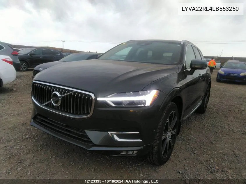 2020 Volvo Xc60 VIN: LYVA22RL4LB553250 Lot: 12123395