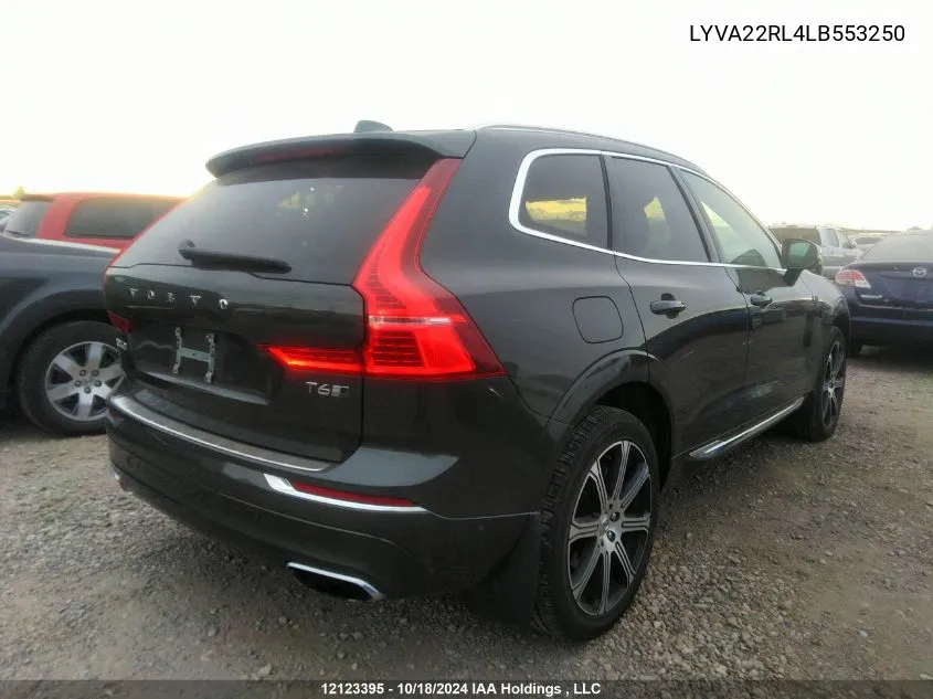 2020 Volvo Xc60 VIN: LYVA22RL4LB553250 Lot: 12123395