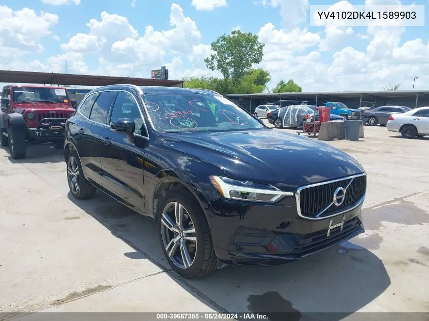 YV4102DK4L1589903 2020 Volvo Xc60 T5 Momentum