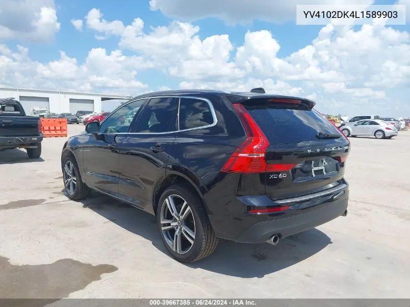 YV4102DK4L1589903 2020 Volvo Xc60 T5 Momentum