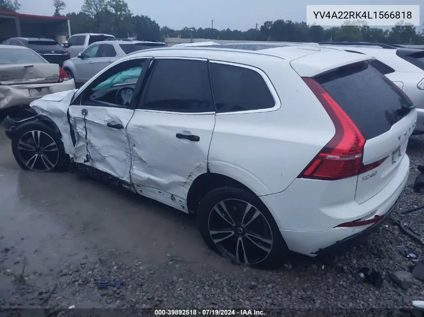 YV4A22RK4L1566818 2020 Volvo Xc60 T6 Momentum