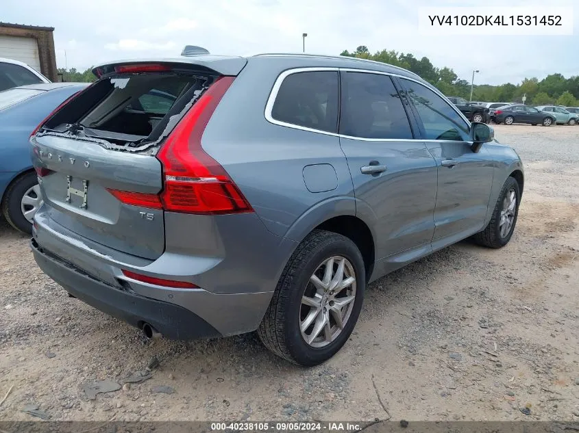 YV4102DK4L1531452 2020 Volvo Xc60 T5 Momentum