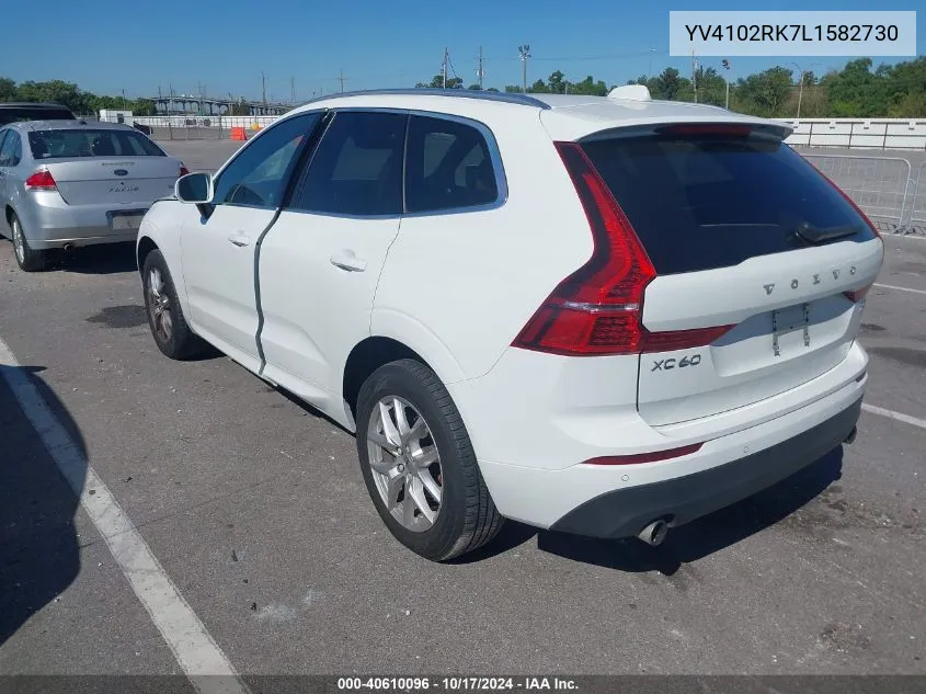 YV4102RK7L1582730 2020 Volvo Xc60 T5 Momentum