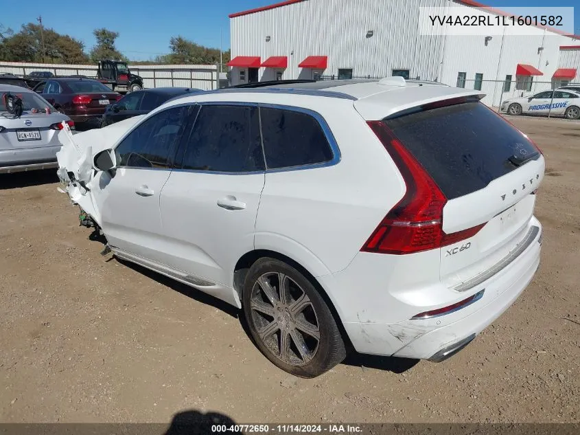 2020 Volvo Xc60 T6 Inscription VIN: YV4A22RL1L1601582 Lot: 40772650