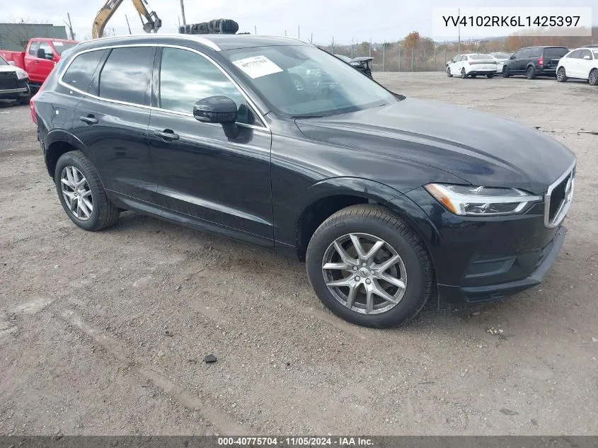 2020 Volvo Xc60 T5 Momentum VIN: YV4102RK6L1425397 Lot: 40775704