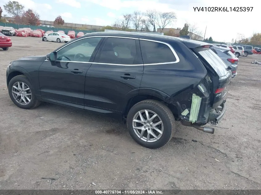 2020 Volvo Xc60 T5 Momentum VIN: YV4102RK6L1425397 Lot: 40775704