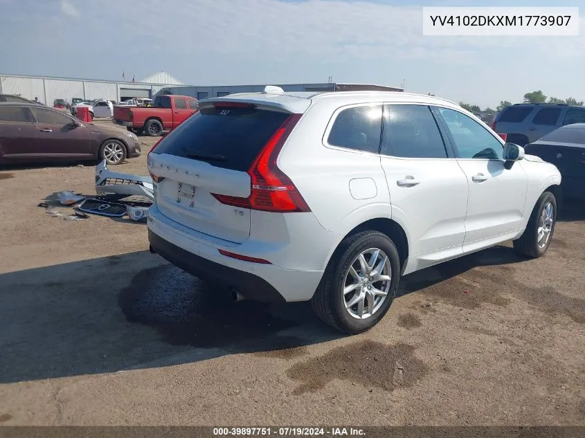 2021 Volvo Xc60 T5 Momentum VIN: YV4102DKXM1773907 Lot: 39897751