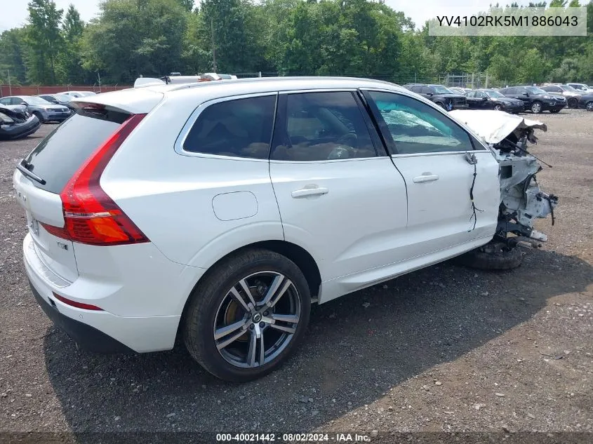 YV4102RK5M1886043 2021 Volvo Xc60 T5 Momentum