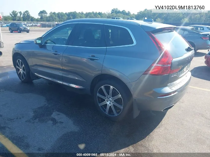 YV4102DL9M1813760 2021 Volvo Xc60 T5 Inscription