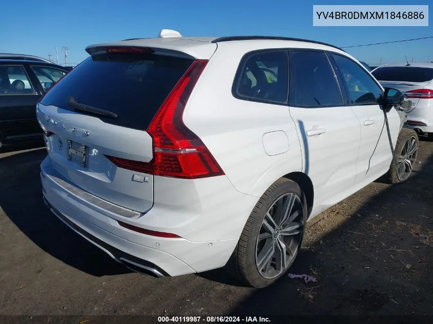 YV4BR0DMXM1846886 2021 Volvo Xc60 Recharge Plug-In Hybrid T8 R-Design