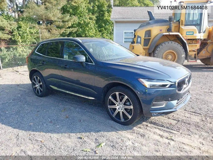 2021 Volvo Xc60 T5 Inscription VIN: YV4102RL5M1684408 Lot: 40163908