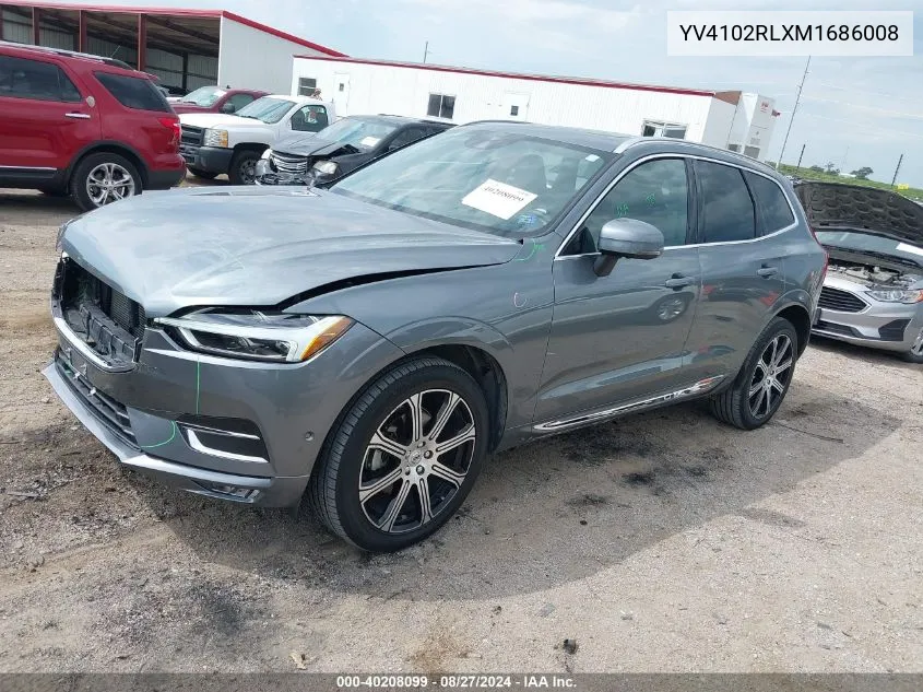 2021 Volvo Xc60 T5 Inscription VIN: YV4102RLXM1686008 Lot: 40208099