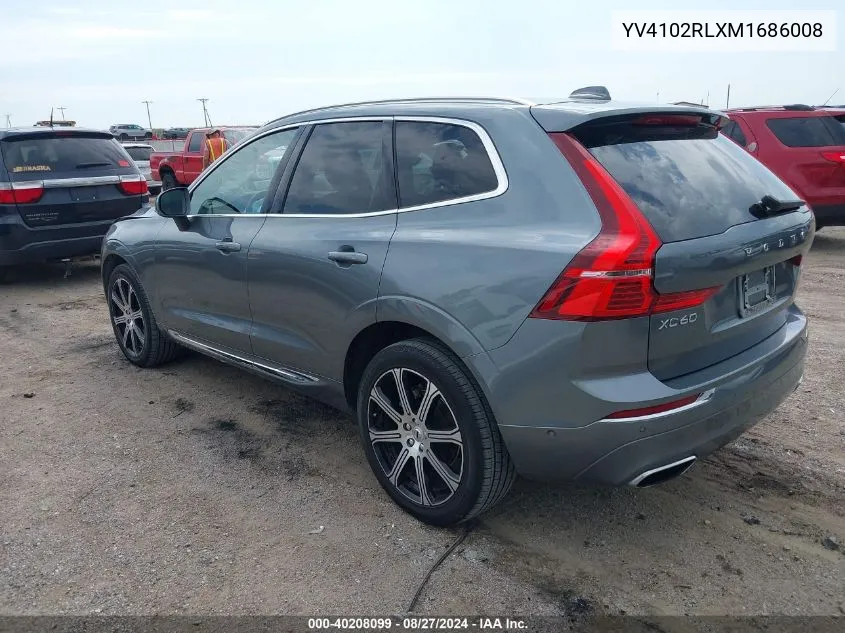 YV4102RLXM1686008 2021 Volvo Xc60 T5 Inscription